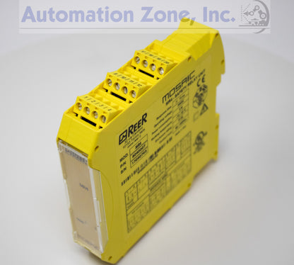 REER Mosaic MR4 Safety Relay Expansion Module (8040007) – 24VDC, 4NO/2NC