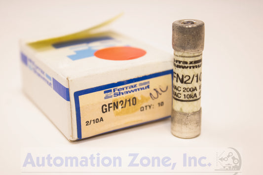 Mersen GFN2/10 Midget Pin-Indicating Fuse – 2/10A (0.2A), 250VAC, Time-Delay Pack of 10