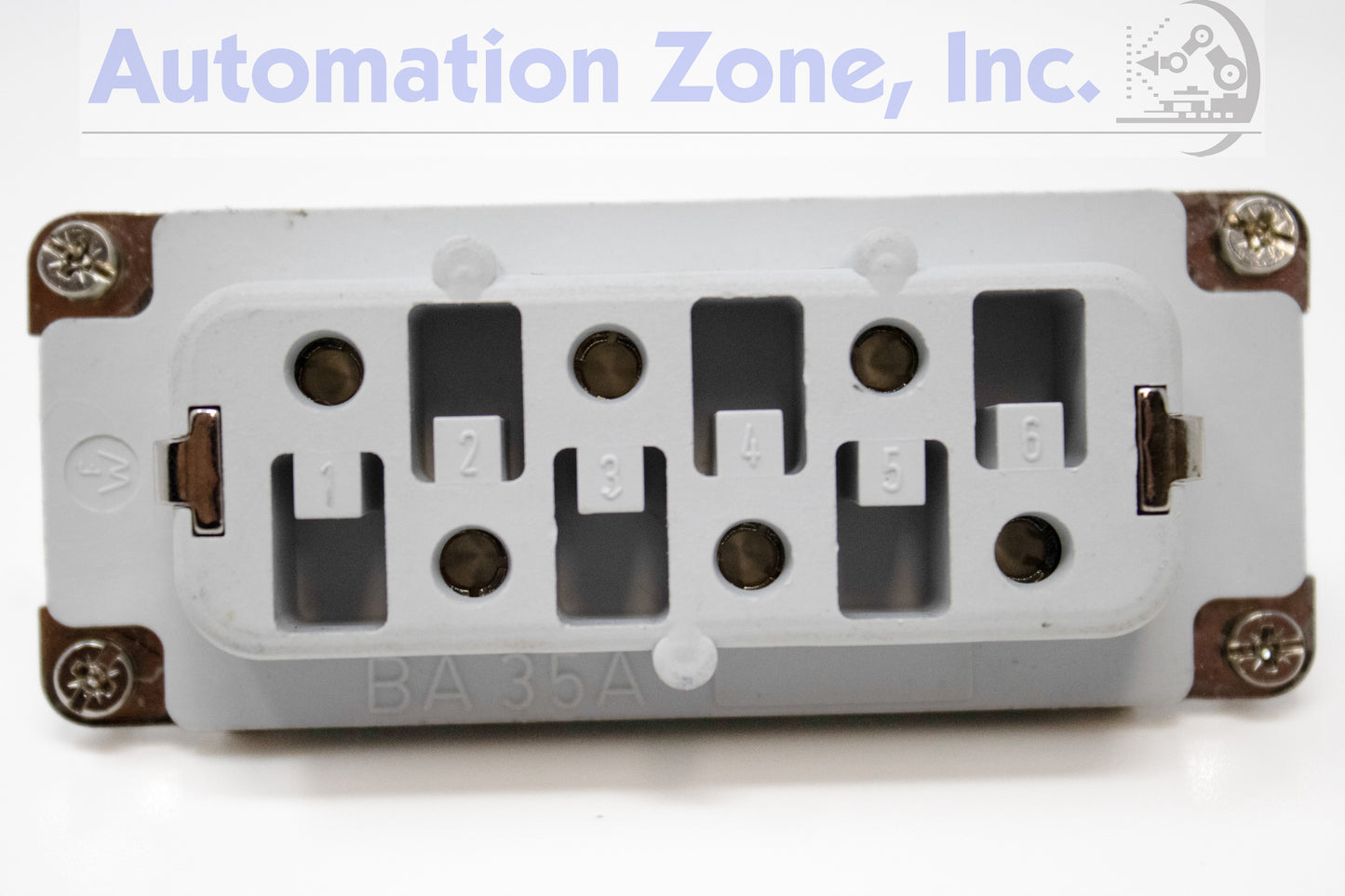 T&B Pos-E-Kon FS106C Female Screw Terminal Insert – 6-Pin + PE, 35A, 600V