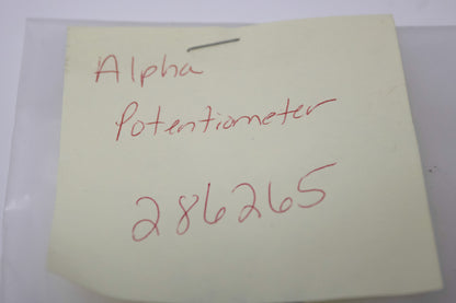 Alpha 24mm Rotary Potentiometer (286265) – 25kΩ Linear (B25K), Solid Shaft, Solder Lugs Pack of 5