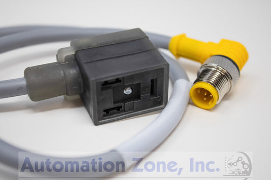 Turck VIS 2-D653-0.5M-WS 5.3T Industrial Ethernet Cable – M12 Male to RJ45, 0.5m, Cat5e