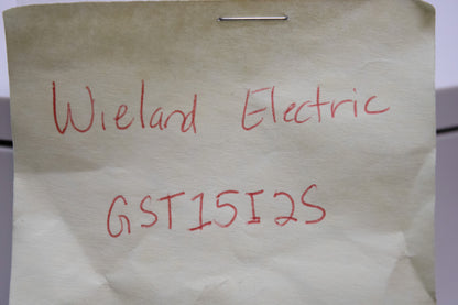 Wieland GST15i2 S1 ZR1W WS – 2-Pole Male Connector, Screw Termination, White Lot of 2