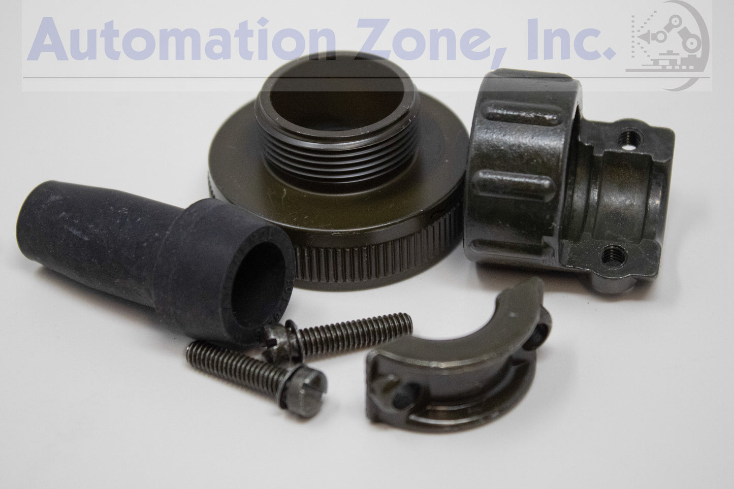 Amphenol 97-67-28-10 Cable Clamp – Water-Resistant, Size 24/28 Shell, Zinc Alloy, Olive Drab