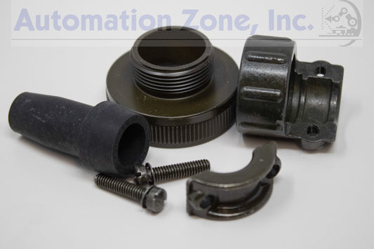 Amphenol 97-67-28-10 Cable Clamp – Water-Resistant, Size 24/28 Shell, Zinc Alloy, Olive Drab