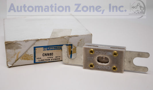 Mersen/Ferraz Shawmut CNN80 Forklift Truck Fuse – 80A, 130V AC / 80V DC, Very Fast Acting (Lot of 5)
