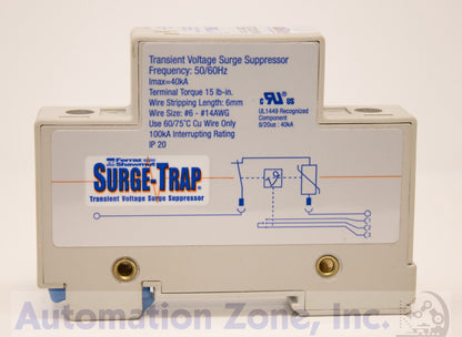 Mersen/Ferraz Shawmut ST2301PG Surge-Trap SPD – 230V Single-Phase, 1-Pole, 50kA, DIN-Rail Mount