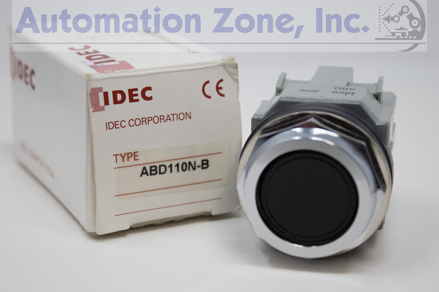 IDEC ABD110N-B TWND Pushbutton – 30mm, Non-Illuminated, Momentary, Flush, Black, 1NO