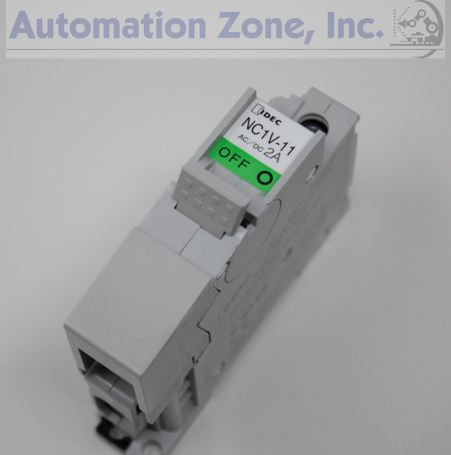 IDEC NC1V-1121-2AA Circuit Protector – 1-Pole, 2A, 250V AC/65V DC, DIN Rail Mount, Medium Time Delay