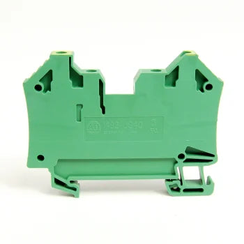 Allen-Bradley 1492-JG6 IEC Ground Terminal Block – 6mm², Screw Connection, Green/Yellow (Lot of 20)