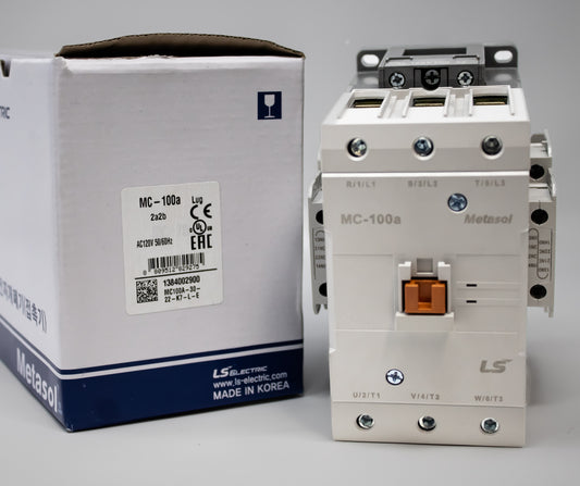 CONTACTOR, 100 AMP, 75HP @ 480,  40HP @ 220, 120 VOLT COIL, 100AF LSIS:1384002900