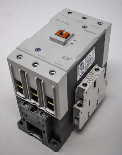 CONTACTOR, 100 AMP, 75HP @ 480,  40HP @ 220, 120 VOLT COIL, 100AF LSIS:1384002900