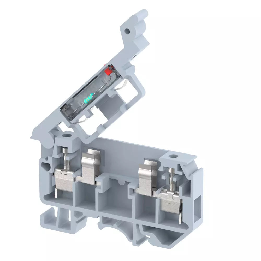 Elmex KUFH 4D fuse terminal block (with LED Indication) lot of 12