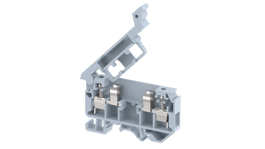 Elmex KUFH 4 Fuse Terminal Block Screw Clamp 800V 12A 4mm2 Lot of 39