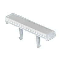 Weidmüller EM 8/30 Terminal Marker Holder – 32.4 x 7.2 mm, Transparent, Snap-on (Pack of 50)