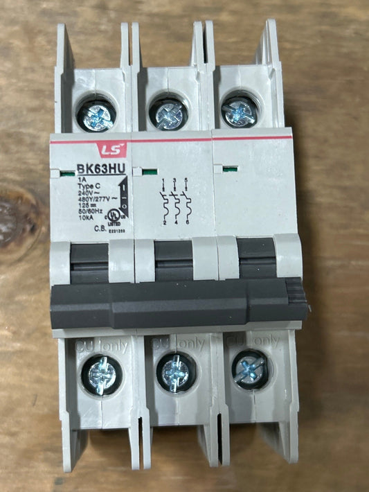 LSIS - BK63HU 3P C1A 10kA 480Y/277VAC UL489