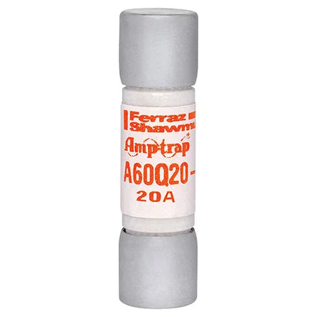 Mersen/Ferraz Shawmut A60Q20-2 Amp-Trap Form 101 High Speed Semiconductor Fuse, 20A 600V — Lot of 10
