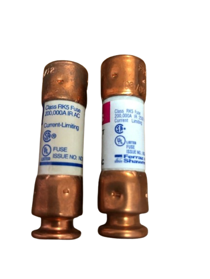 Mersen TR2R Tri-Onic Time-Delay Fuse – Class RK5, 2A, 250V AC/DC, Current Limiting (Lot of 10)