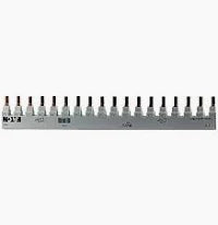 UL489, 3pole Cuttable Busbar, 57pins, 18mm pitch, 80A, for UL489 MCB 0692001563