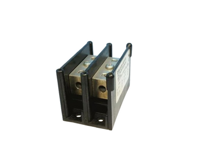 Mersen Ferraz Shawmut 63102 Power Distribution Block – 2-Pole, 600V, 115A (Copper) / 90A (Aluminum), 1-In / 4-Out per Pole