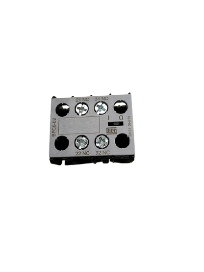 WEG BFCO-WEG BFC0-02 Auxiliary Contact Block – 2NC, Front Mount, for CWC07-CWC16 Mini Contactors