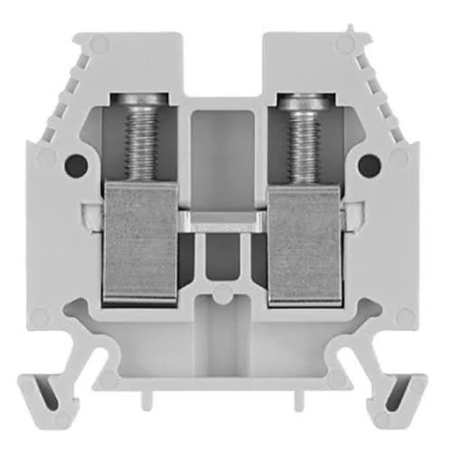 Allen-Bradley 1492-W10 Terminal Block – 65A, 600V AC/DC, 6–14 AWG, Single-Level, Grey, DIN Rail Mount