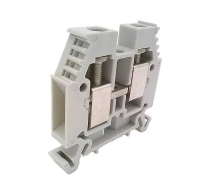 Allen-Bradley 1492-W10 Terminal Block – 65A, 600V AC/DC, 6–14 AWG, Single-Level, Grey, DIN Rail Mount