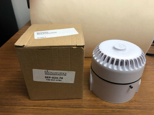 Signaworks, Audible Alarm, DC, SEP-024-76, 9-28VDC, Tall Base (surface mount)